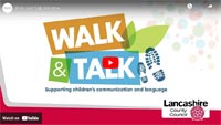 As this explanatory video explains, going walking and talking helps children hone attention, listening, communication and language skills.